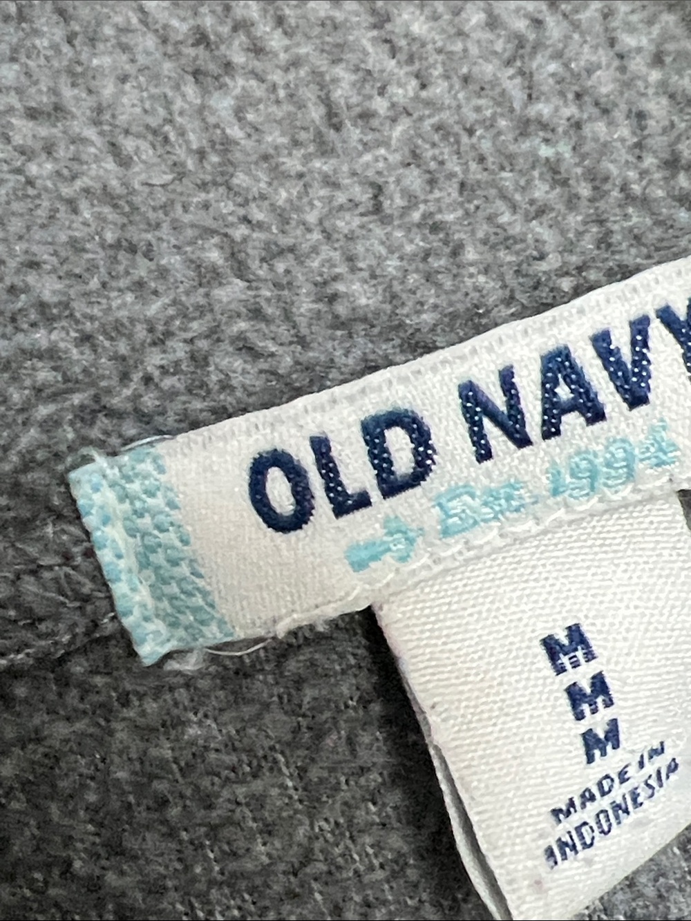 Old Navy | Gray Teddy Fleece Full-Zip Jacket Comfy Cozy Activewear Medium - Picture 4 of 17